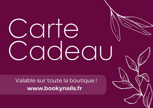 Carte cadeau Bookynails